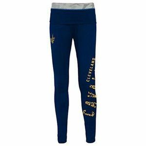 Juniors NBA Cleveland Cavaliers Elastic Heart Leggings, Black, Size (11-13), NWT